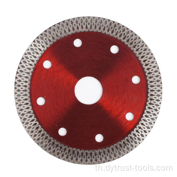 Saw Blade Hot Pressed 105-230 มม. แผ่นคลื่นตาข่ายเซรามิกบางเฉียบ